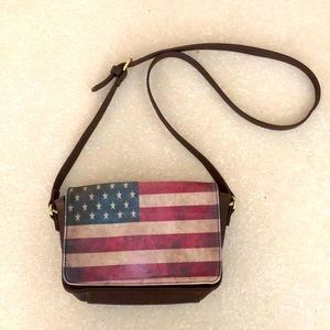Cute American flag crossbody purse